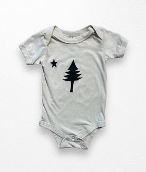 Original Maine State 1901 Flag Bodysuit, 6-12 Months